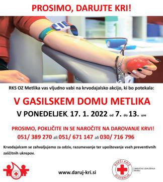 KA metlika 17. 1 2022